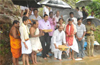 MLA Raghupathi Bhat offers bagina to River Swarna